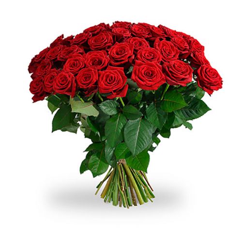 Букет из 45 красных роз купить в интернет-магазине с доставкой по Пензе